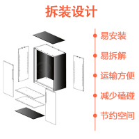 [田珍]拆装文件柜 通玻文件柜 灰套白 文件柜 办公室铁皮柜 套色 窄边文件柜 加厚 资料柜档案资料柜 带锁员工柜