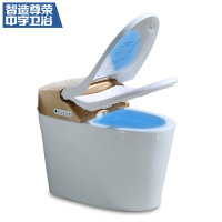 中宇(JOYOU)一体式智能马桶坐便器无水箱电动全自动喷射虹吸冲水座便器300M/400M地排WJY54008