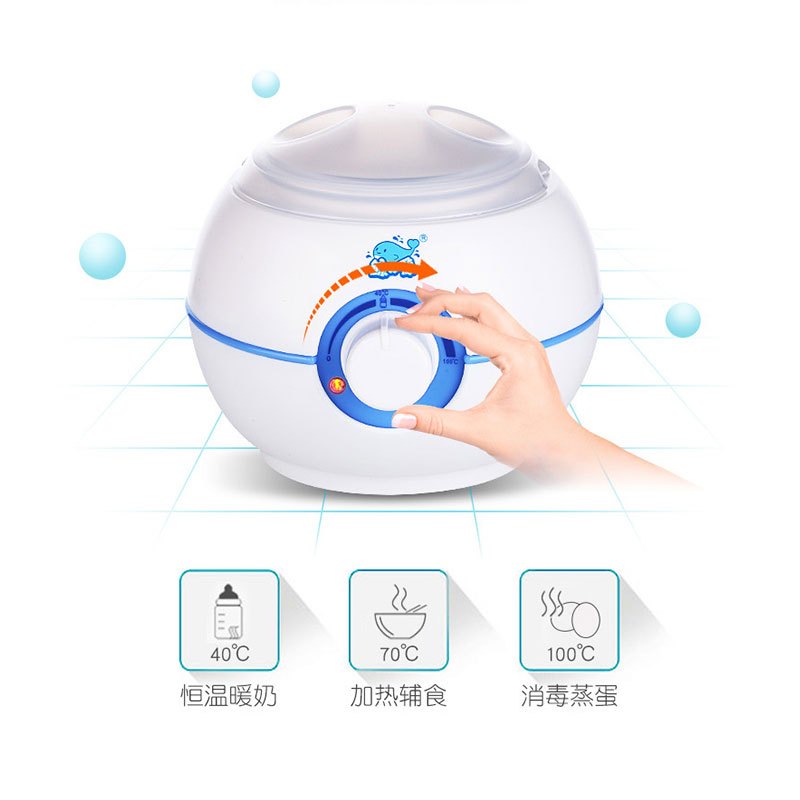 鲸之爱JINGZHIAI恒温暖奶器婴儿奶瓶加热器自动消毒二合一智能保温机多功能PP材质24小时恒温保温LS-B207