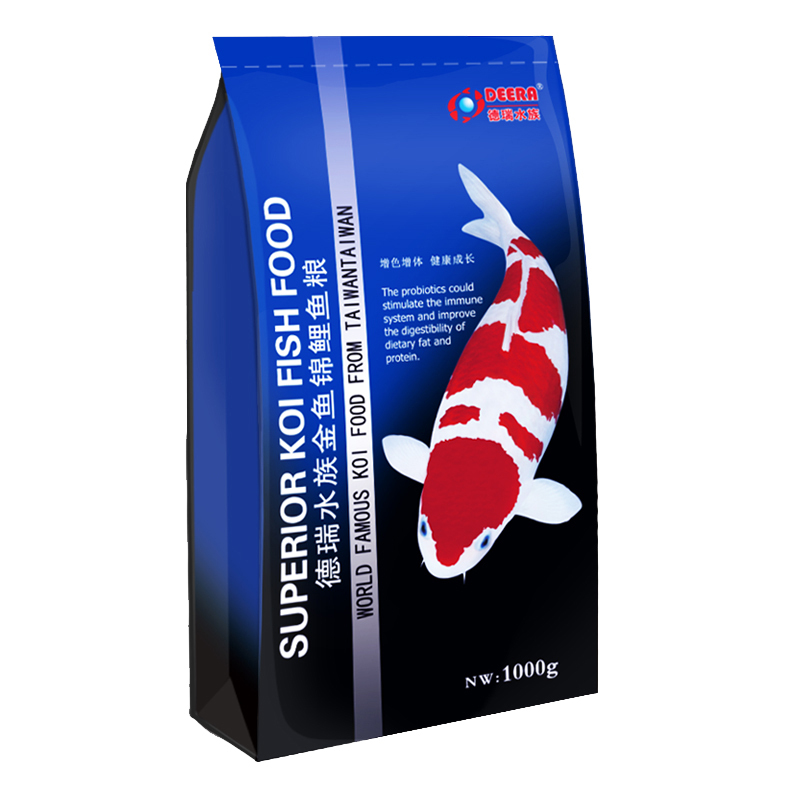 锦鲤鱼饲料 金效螺旋藻色扬増体 金鱼 锦鲤饲料 增色鱼食鱼粮