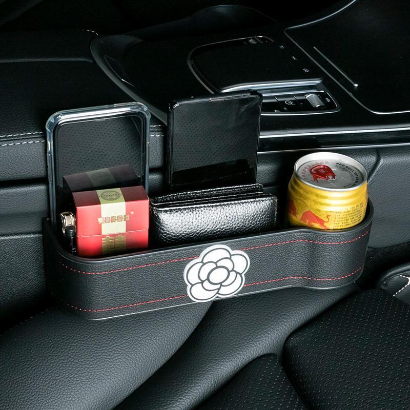汽车收纳盒座椅夹缝车载置物车用缝隙储物盒车内装饰用品大全神器黑色