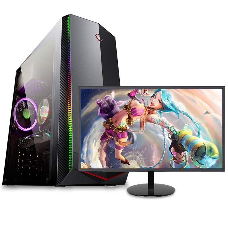 世纪之星 i9级八核至强E5 2660/GTX750Ti 2G独显/16G内存/256G固态+500G机械盘 台式机 DIY组装机 台式电脑 电脑主机家用办公游戏电脑+19英寸全套