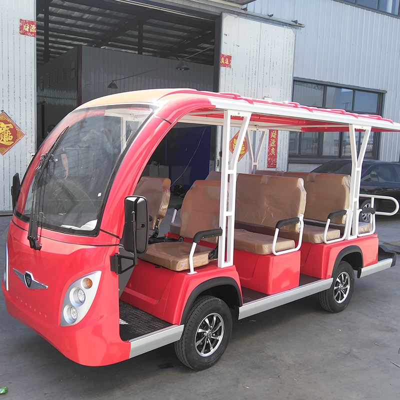 中菲宜达ZYDD11-A11 4排11座电动观光车景区校园售楼处专用场区接待用电动车时尚型