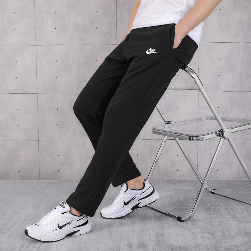 耐克(NIKE)男裤 2023秋季新新款运动裤舒适透气直筒裤厚款休闲毛圈长裤子 BV2714-010/毛圈保暖 S(16