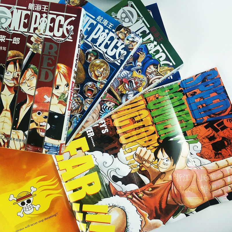 [正版]BLUE 伟大内幕集锦 航海王海贼王one piece 漫画故事书 尾田荣一郎海盗王路著路飞航海王公式书周边画高清大图