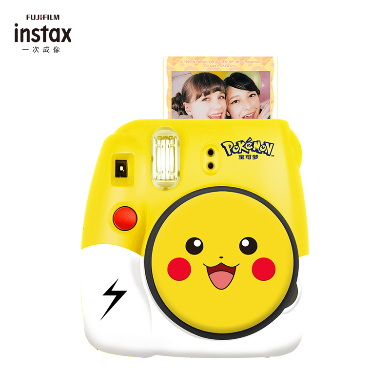 富士(FUJIFILM)INSTAX 立拍立得 一次成像 胶片相机 mini9宝可梦皮卡丘相机 富士定制相机 单机标配