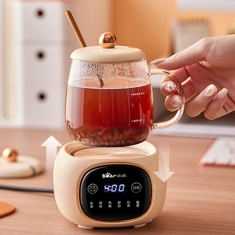 小熊养生壶0.4L轻松烹煮一壶多用清洗方便YSH-Q04E5高清大图