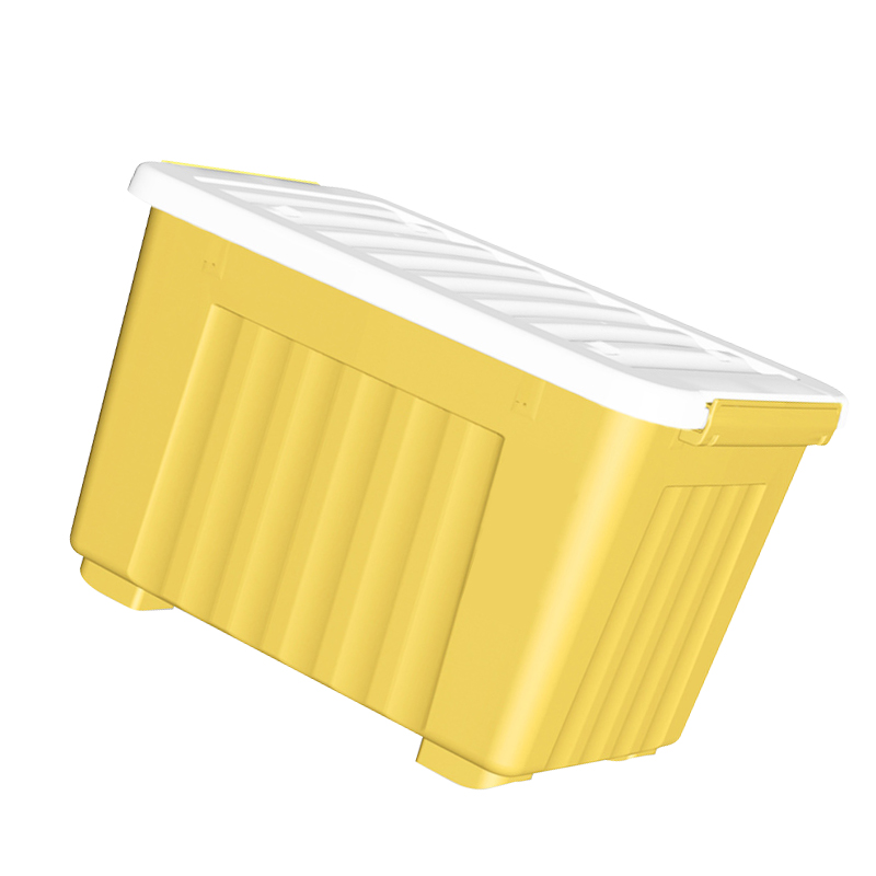 苏识 SS-120黄 62*45.5*39.5cm 塑料收纳箱 (计价单位:个)黄色高清大图