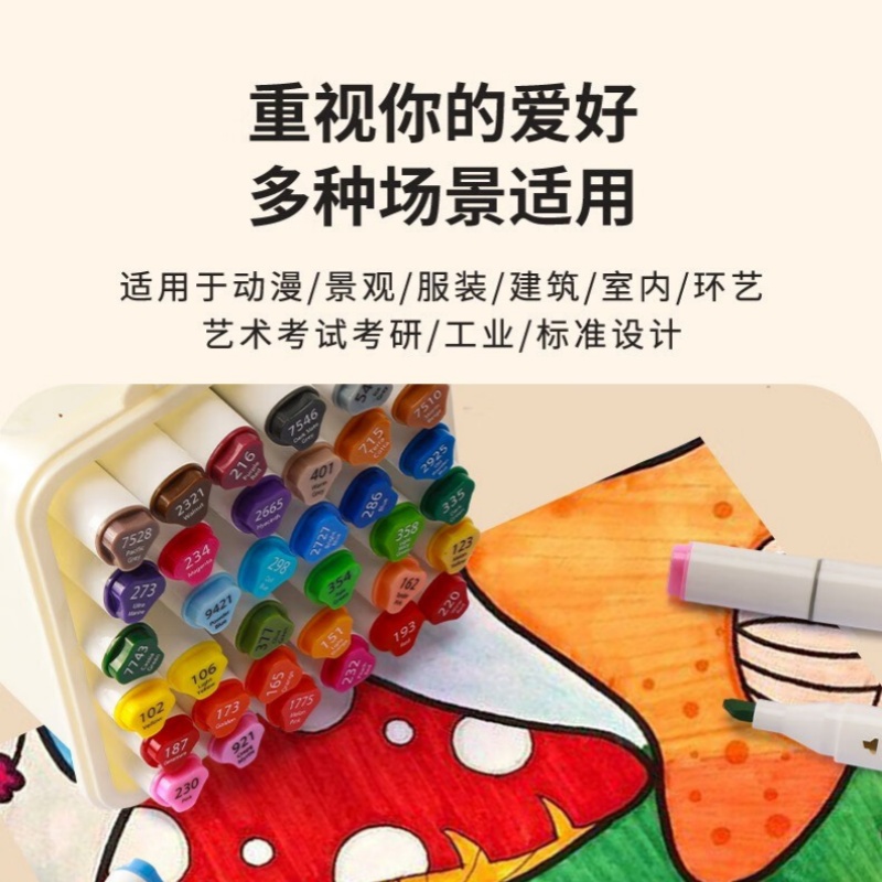 晨光马克笔易可洗12色APMV0971高清大图