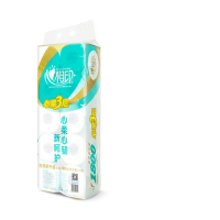 心相印卫生纸有芯卷筒纸巾心柔3层180克BT810加厚10卷