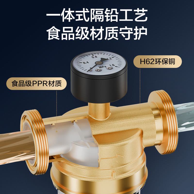 松下家用海豚s前置大流量过滤器FP-QZ65UJC图片