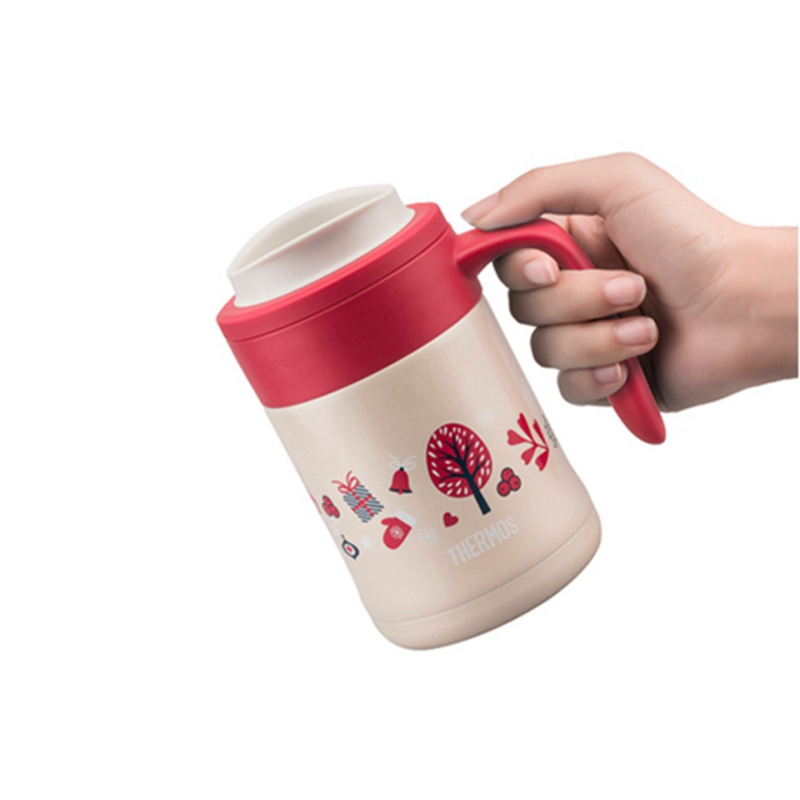 THERMOS膳魔師小红帽系列不锈钢 370ml 马克杯 TCMG-370 RD