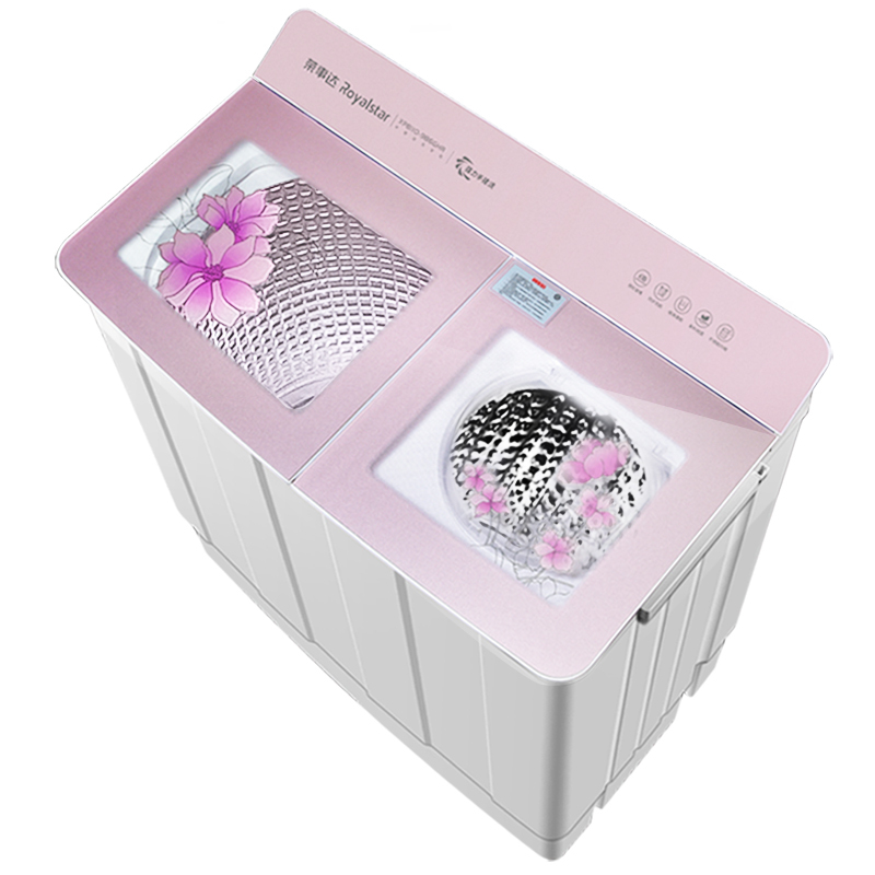 铜电机荣事达10公斤半自动波轮洗衣机双桶双缸家用大容量1215kg5公斤