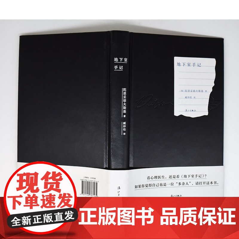 地下室手记(精装版)陀思妥耶夫斯基著臧仲伦译俄国的哈姆雷特豆瓣2020读书榜经典类俄罗斯文学经典之作外国小说名著书籍漓江高清大图