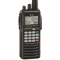 艾可慕(ICOM) A24航空电台高频对空电台手持电台对讲机 黑色