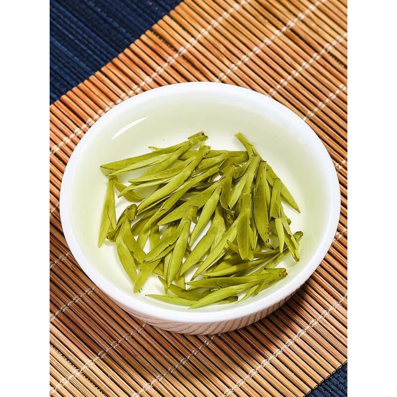 忆江南 茶叶一级龙井茶明前绿茶浓香型手工炒青绿茶罐装125g绿方罐龙井高清大图