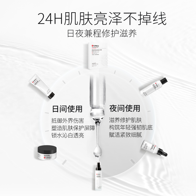 仁和烟酰胺二件套(精华水+乳液)烟酰胺面部护理水乳护肤套装