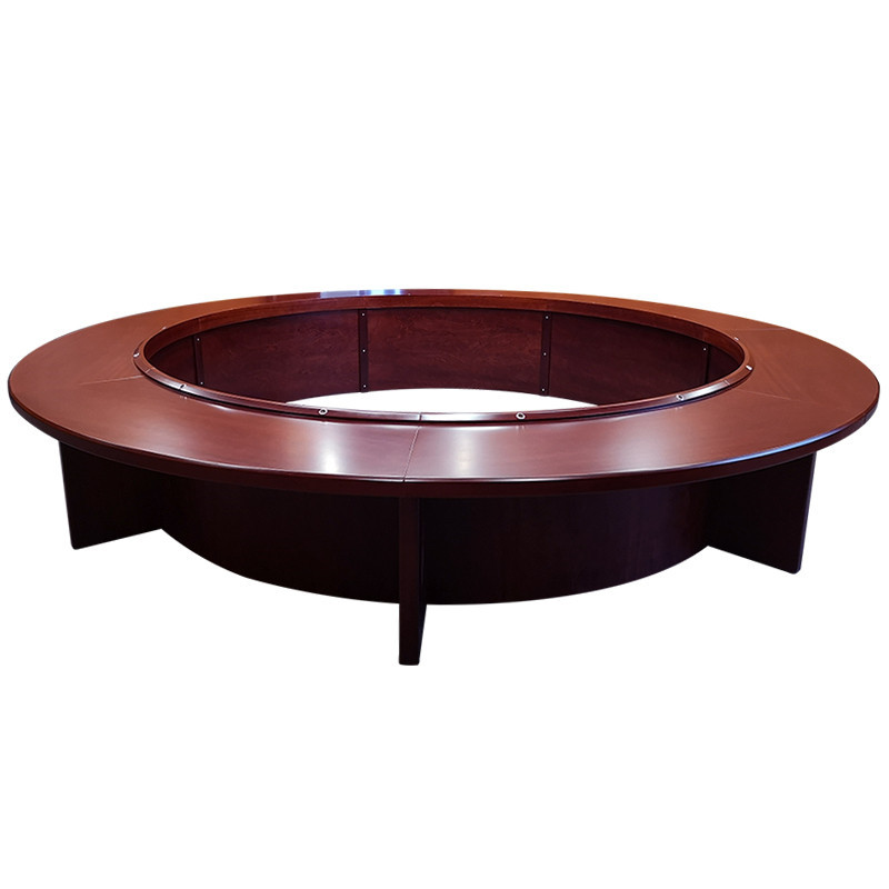 迪欧木质油漆办公桌圆形会议桌