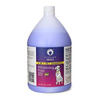 雪貂留香大桶沐浴露3.78L-白毛 宠物狗狗猫咪沐浴液犬猫香波比熊金毛泰迪萨摩洗护用品一加仑 止菌止痒 香波浴液 清香型
