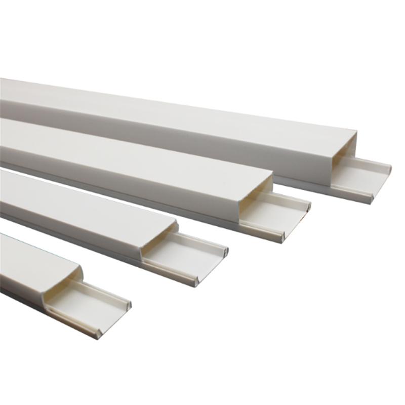 线槽pvc板地线走线电线电缆过线槽10cm穿线槽视频