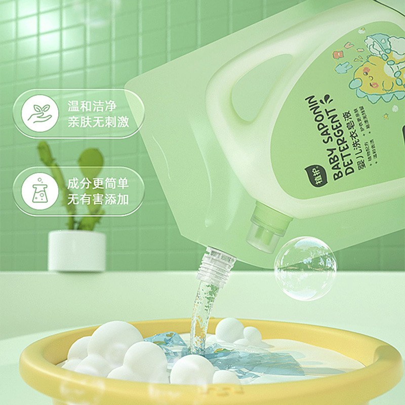 植护洗衣液1.5kg绿恐龙低泡易漂洁净无残留亲肤无刺激ZH305165高清大图