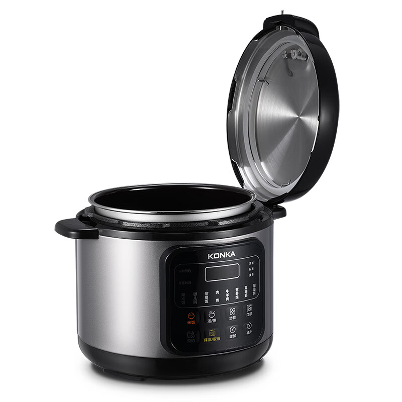 康佳(KONKA)电压力锅 KYLG-5005-M(升级版)智能预约多功能电饭煲不粘内胆 5L大容量高清大图