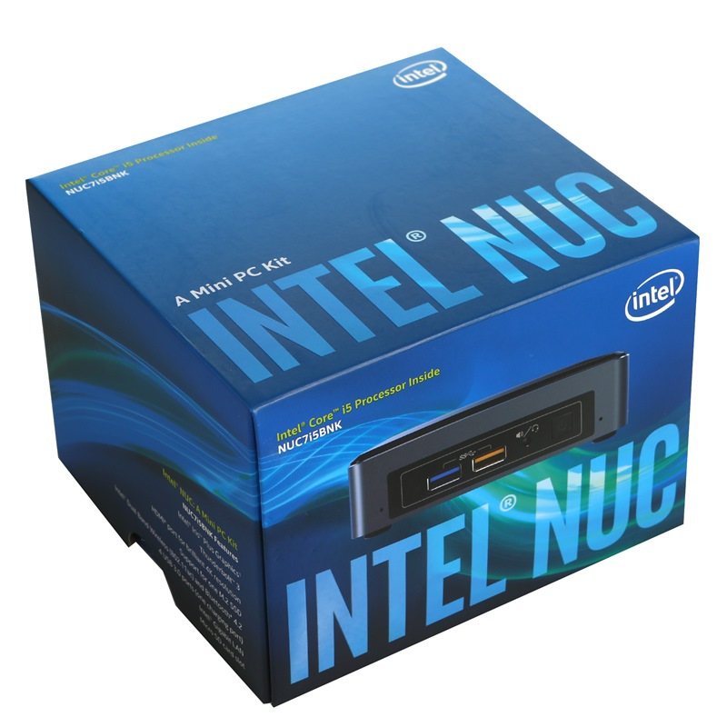 英特尔(Intel)NUC迷你电脑主机 内置酷睿i5-7260U 锐炬Plus640显卡 NUC7I5BNKL)