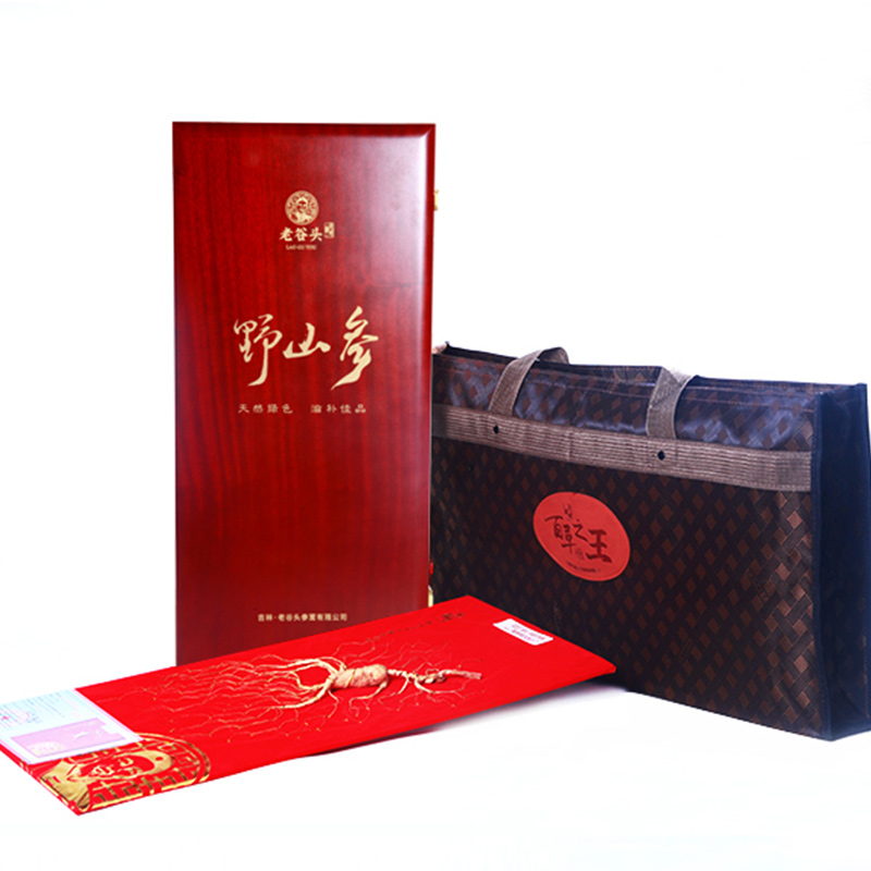 老谷头 东北人参 野山参礼盒 吉林长白山山参人参礼盒 林下参