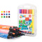 得力 70656粗三角杆水彩笔(混)(12支/盒)