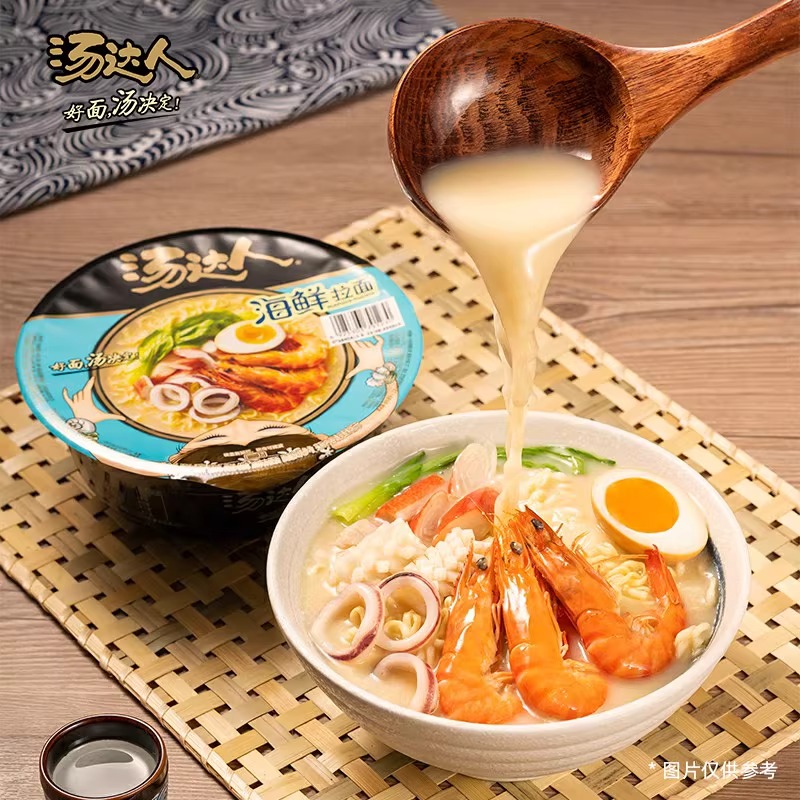 苏宁 汤达人 韩式辣牛肉拉面 12碗/箱高清大图