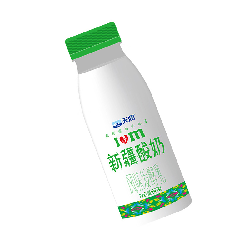 天润(TERUN)新疆酸奶 风味发酵乳酸奶酸牛奶生鲜245g*8瓶高清大图