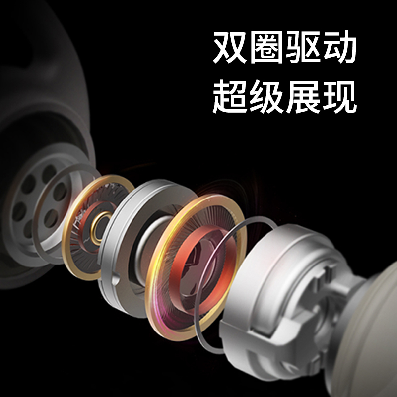 EDIFIER/漫步者 W300BT无线5.0蓝牙耳机双耳挂脖式入耳式磁吸跑步运动超长待机安卓通用耳麦 枪黑色