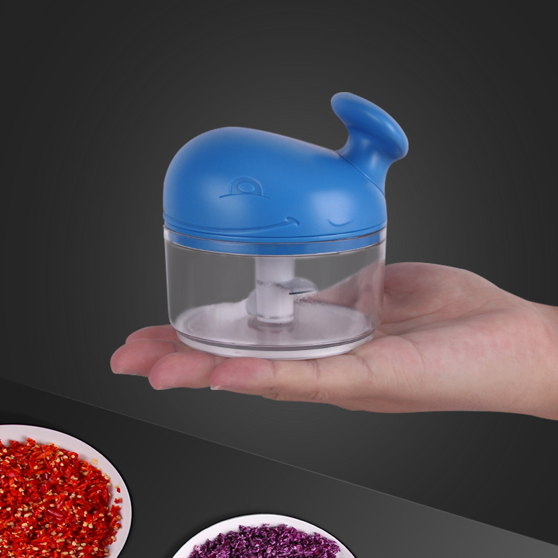 拜杰 拉蒜器 迷你蒜泥神器 多功能捣蒜器手动蒜泥器磨蒜蓉小型压蒜器搅蒜器碎菜器厨房切菜器