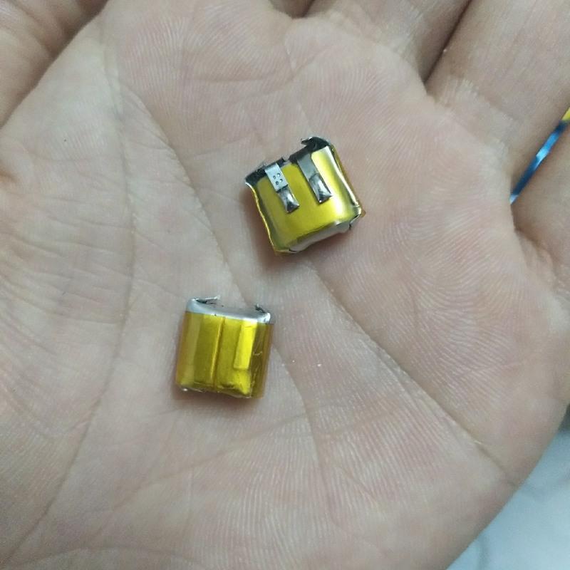 无线苹果耳机3.7V聚合物锂电池501010 401010 50mah 蓝牙耳机电池 501010