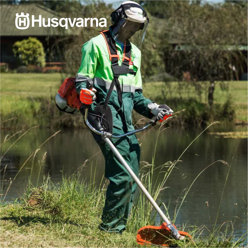 富世华 Husqvarna 轻量型汽油割灌机 二冲程大功率割草机 543RB 台高清大图