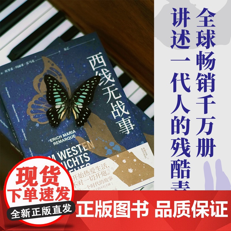 [罗翔]西线无战事 雷马克著 姜乙经典译本 奥斯卡获奖影片原著 德国印象版本 外国小说经典名著书籍正版高清大图