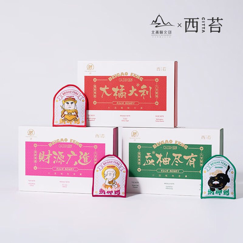 CITTA 财神到系列车载香包香薰挂件 应柚尽有+财源广进+大橘大利高清大图