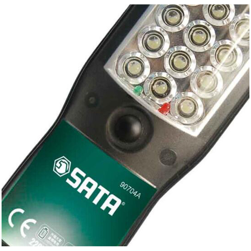 工具库 世达SATA 18LED两用锂电充电式防水手电筒. 90704A