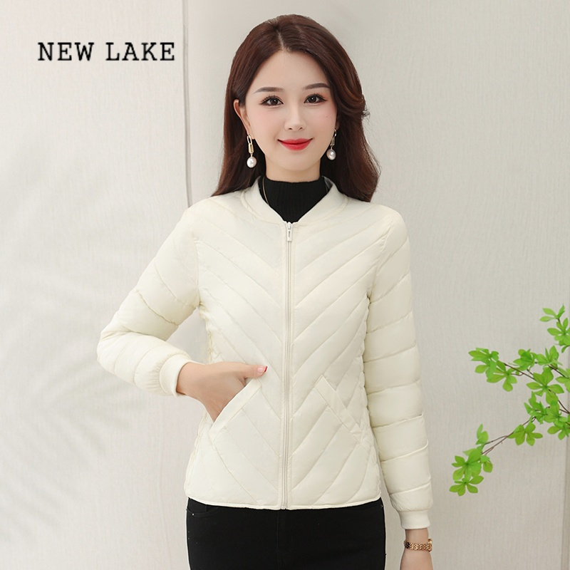 new lake轻薄修身棉服女内胆短款加厚学生校服器中老年内穿保暖外套