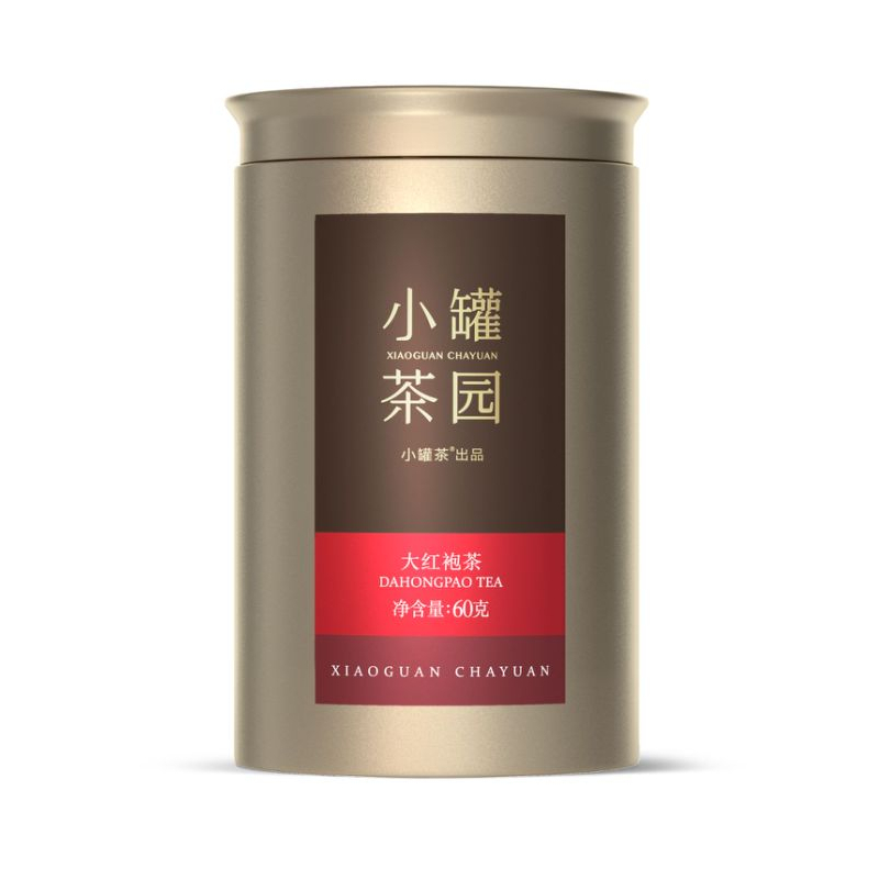 小罐茶 小罐茶园金标系列大红袍茶2.0版60g/罐
