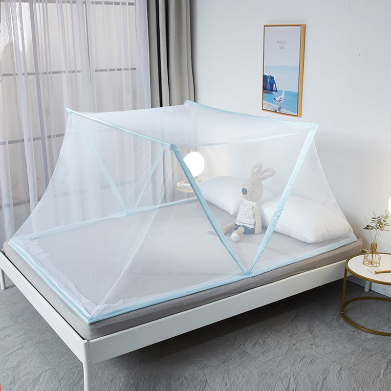 可折叠蚊帐免安装学生宿舍上下铺通用单人床防蚊罩无底便携式收纳