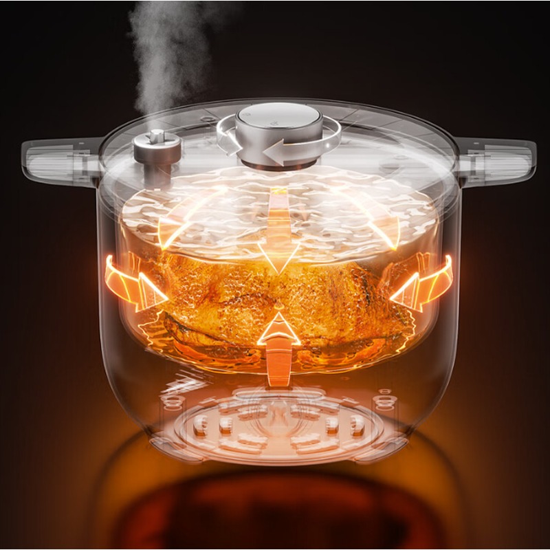 膳魔师(THERMOS)(百膳锅)多功能料理锅EHA-4335A 奶绿色高清大图