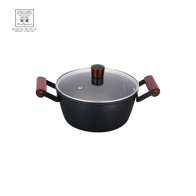 火象古风精铁两件套锅具32cm炒锅22cm汤锅 HXG-TZ344高清大图