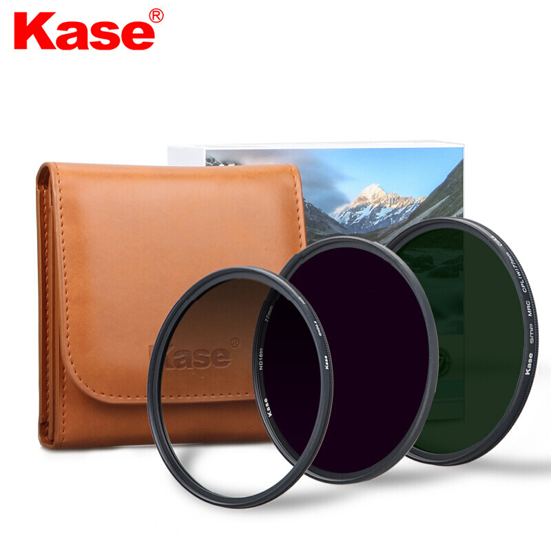 卡色(Kase) 77mm 圆形滤镜套装 CPL偏振镜+ND16减光镜+GND0.9渐灰镜 中灰镜 镜头保护镜UV镜高清大图