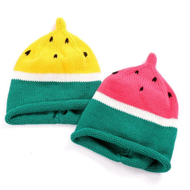 促销春秋款秋冬款儿童帽子韩版毛线帽针织帽男童西瓜帽宝宝毛线保暖