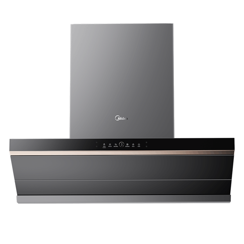 [高温蒸汽洗]美的(Midea)AK3Pro家用抽吸油烟机顶测跨界一体双腔自清洁超薄平嵌齐平橱柜AK5pro同款图片