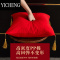 YICHENG中式结婚喜字抱枕一对喜庆红色刺绣客厅沙发婚房布置装饰婚庆靠垫