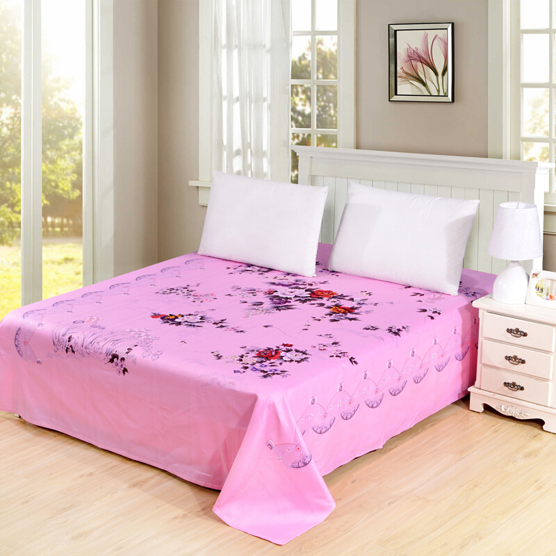 老式经典丝光全棉直角床单单件纯棉加厚单双人床单国民老式被单