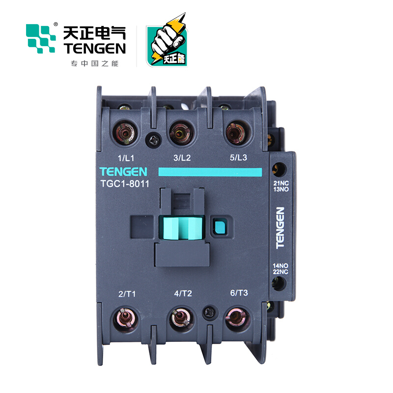 天正电气 TGC1-8011 220V 50Hz 3NO 1NO+1NC 3P 02010180141 交流接触器