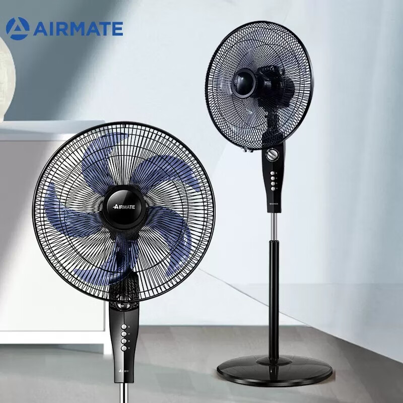 艾美特airmate电风扇五叶机械式落地扇家用节能定时风扇fsw65t25
